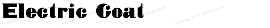 Electric Goat字体转换